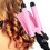 1Stk Pinker Haar ABS Polymer Salon & Haushalt Heizplatte 5
