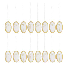 500 etiquetas kraft blancas colgantes para joyería, collares y relojes