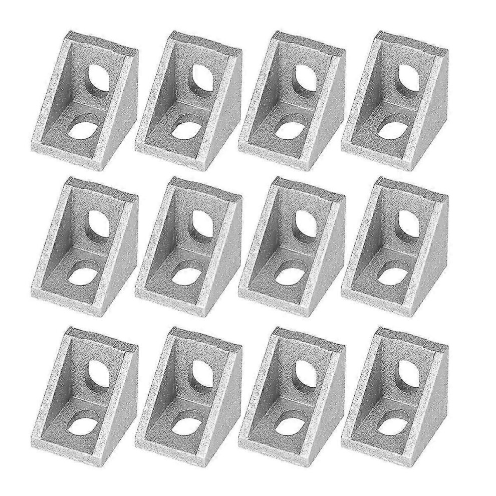 25 2028 corner brackets for 2020 aluminum profiles (matte polishing)