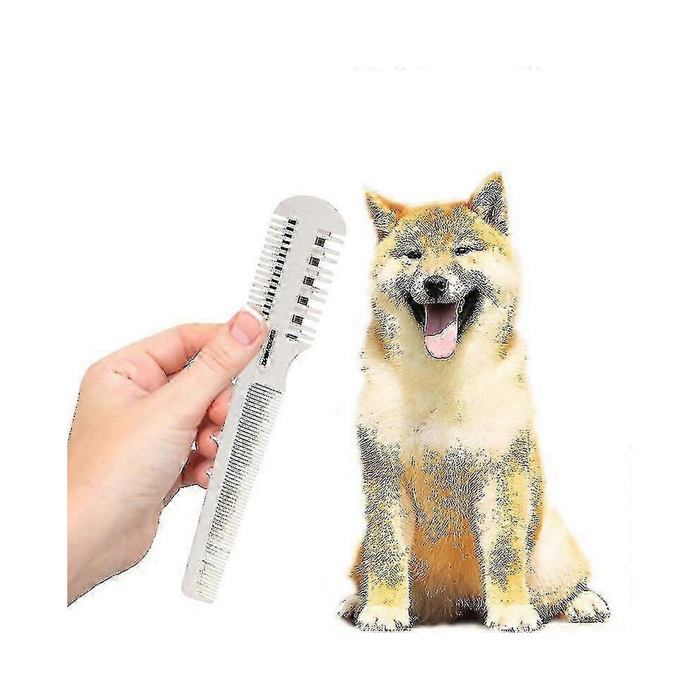 Hair Clipper Comb, Razor with Comb, Split End Trimmer, Double Edge Razor Blades for Cutting and Styling Thin and Thick Hair