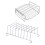 set 2 pezzi per friggitrice ad aria, acciaio e 5