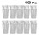 100 pezzi sacchetti monouso 16x24 cm per e milk tea 10