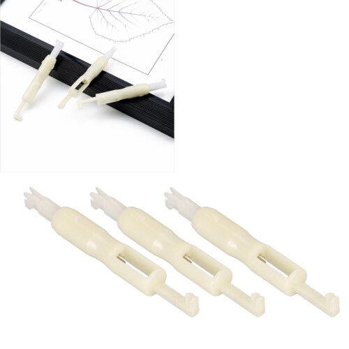 10pcs White Sewing Machine Needle Inserter Threader for Household Use