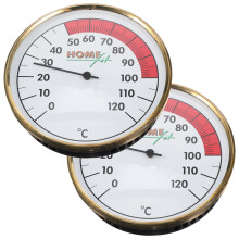 2St Duurzame Wandthermometer ABS Voor Sauna En Huis Kleurrijk