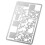 stencil per pittura a con motivo , set traforato 11