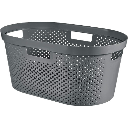 Curver Curver Infinity Recycled 40L grey laundry basket