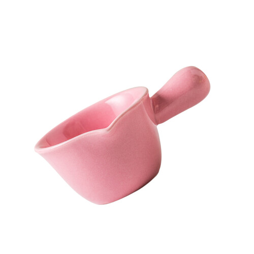 pentola in 70 ml per latte e porridge con rosa