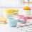pentola in 70 ml per latte e porridge con rosa 9