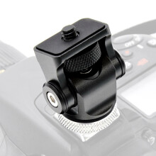Tragbarer Mini-Halter für Hot Shoe für Monitor, Blitz, Mikrofon mit 1/4-Zoll-Schraube