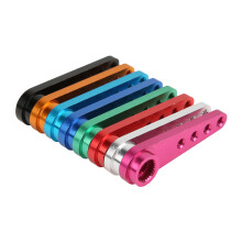 Aluminiumlegierung 25T Servoarm, 8 lebendige Farben, einfache Installation für RC-Kits