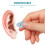 1Paires Bouchons Anti-Bruit Silicone Ciel 8