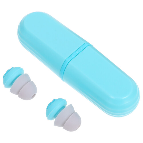 1Paires Bouchons Anti-Bruit Silicone Ciel