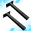 2Stk Wand Regalhalter Schwarz Eisen Wandboard Halterung 9
