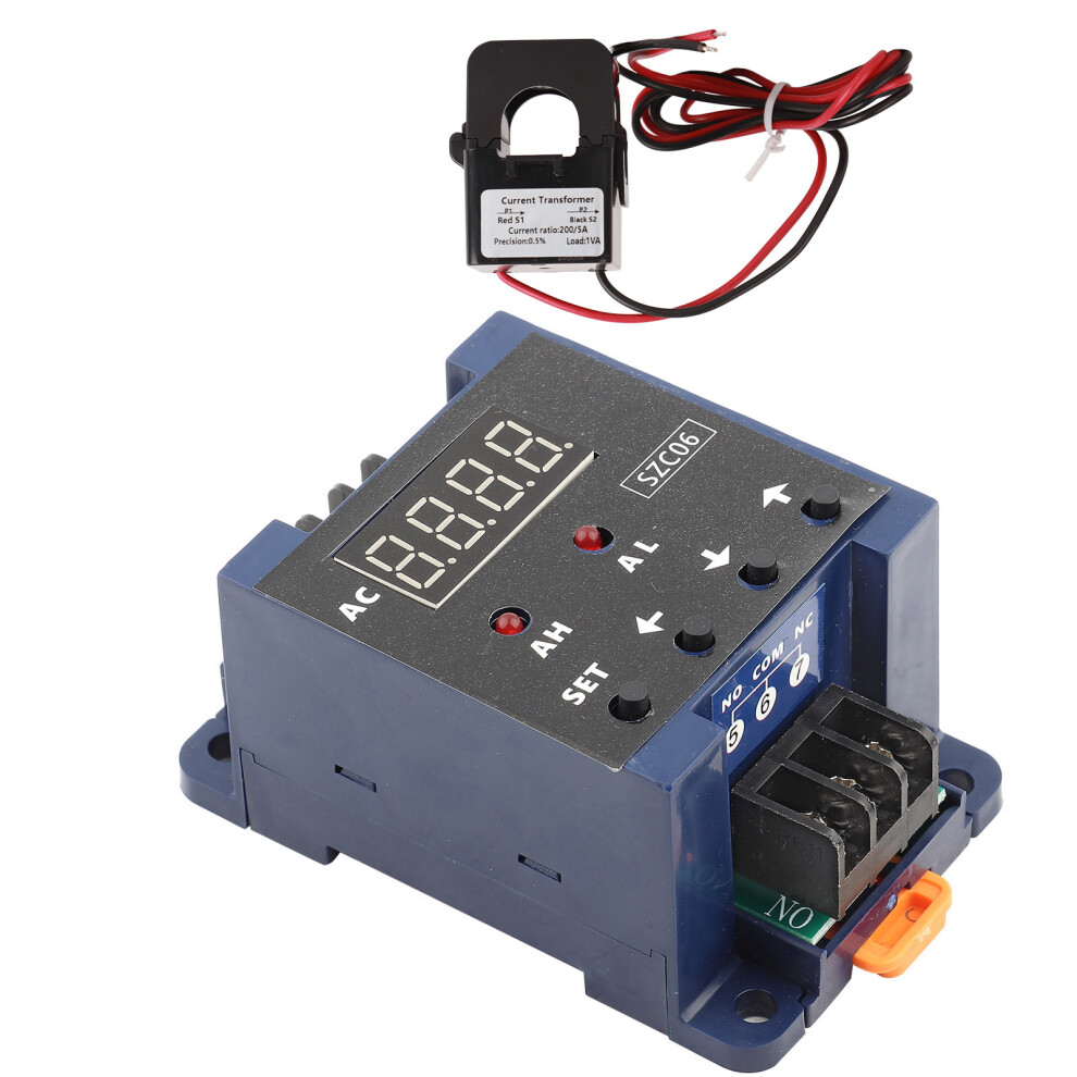 Szc06 Ac Digital Ammeter 0.3Â50A Measure Range 8320539310879