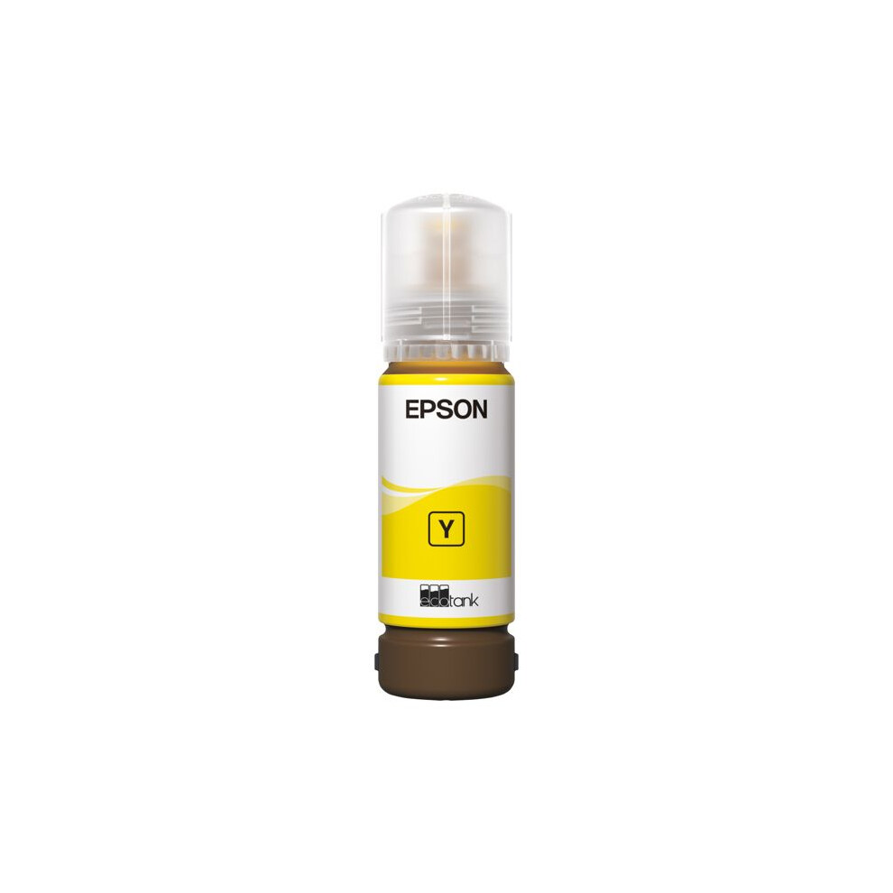 Epson 107 EcoTank-Tintenflasche in Gelb, Original, Gelb, Epson, EcoTank ET-18100, Standardertrag, 70 ml - Image 4