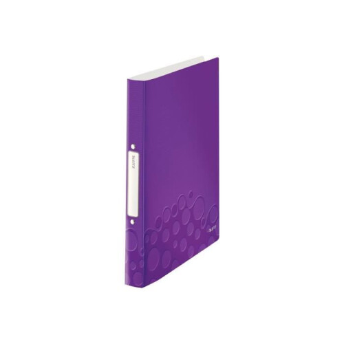 Leitz WOW - Ringordner - A4 - für 190 Blätter - metallic lila