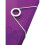 LEITZ Chemise 3 Rabats WOW Polypropylène Violet 3