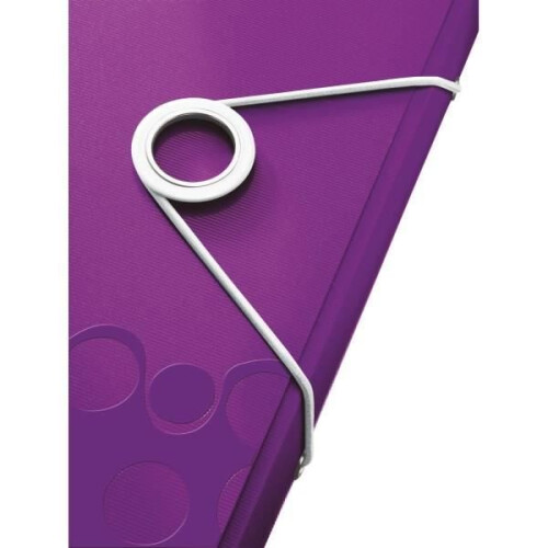 LEITZ Chemise 3 Rabats WOW Polypropylène Violet 2