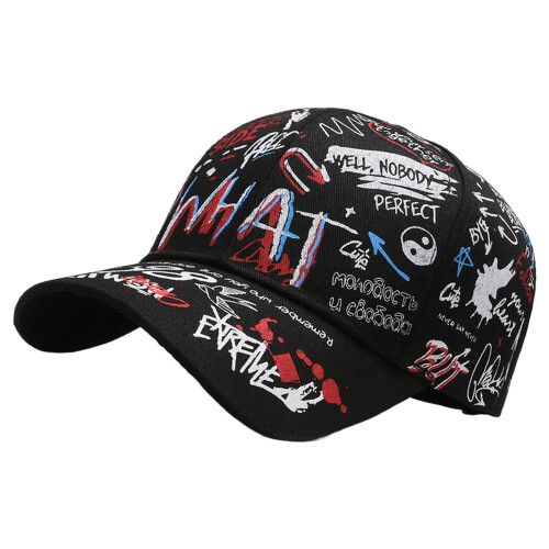 Light weight Large Border Hat Minimalists Portable-black red