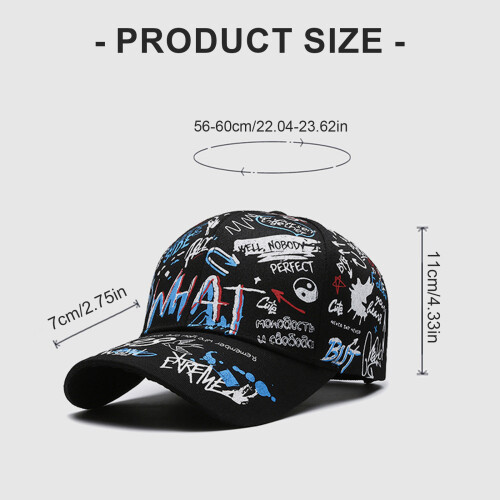 Light weight Large Border Hat Minimalists Portable-black red 2