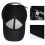 Light weight Large Border Hat Minimalists Portable-black red 4