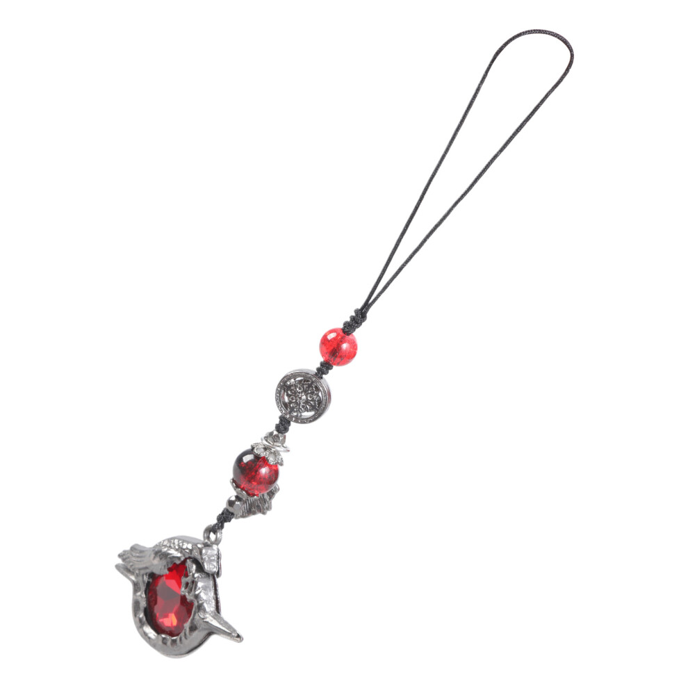 Unique Crow Phone Charm Keychain Versatile Crow Mobile-Style 1 7751000127442