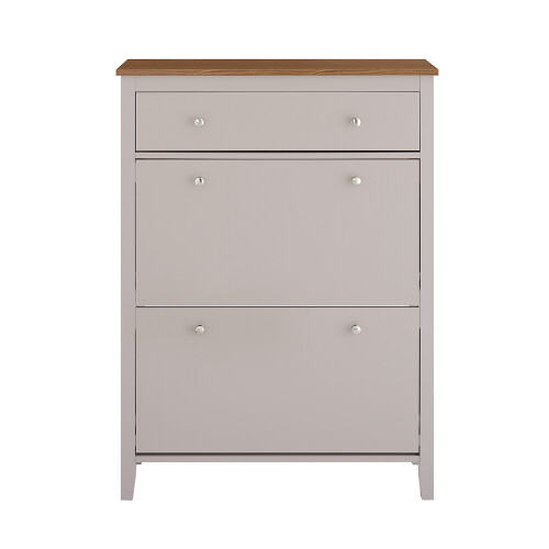 SoBuy Ντουλάπι Παπουτσιών Ανοιχτό Καφέ 78x24x108cm