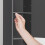 SoBuy Στενή Στήλη Μπάνιου 20x180x20cm Μαύρο MDF 8