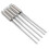 brochetas de inoxidable reutilizables para barbacoa con mango térmico 8
