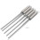 brochetas de inoxidable reutilizables para barbacoa con mango térmico 3