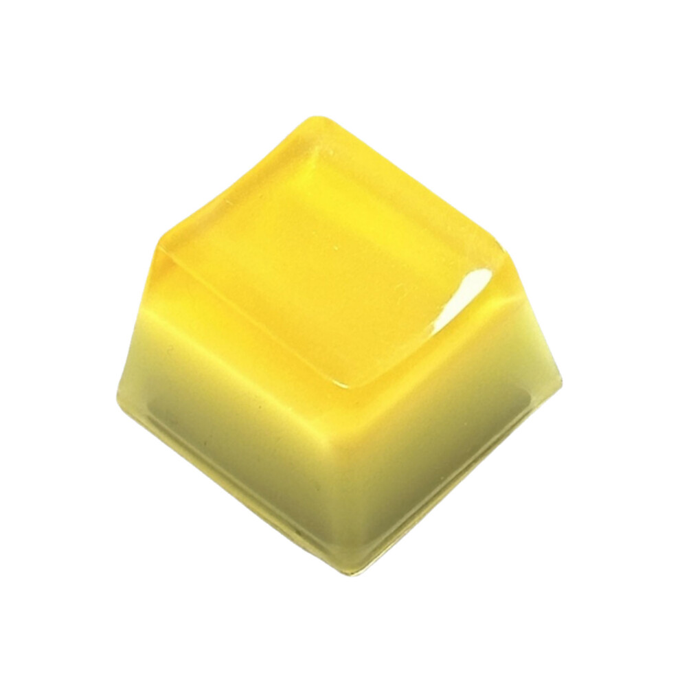 3D Jelly Drop Glues Translucent Resin Keycaps For- Yellow 7751000128081