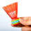 20 palline da badminton in plastica colorate, forma arcobaleno 4