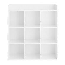 SoBuy Kids Bookshelf & Toy Storage Unit White 95x34x105cm