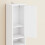 SoBuy Στενή Στήλη Μπάνιου 20x180x20cm Λευκό MDF 11
