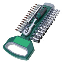 Lightweight Ratchet Wrench Set With Ergonomic-1 4inch 29pc set