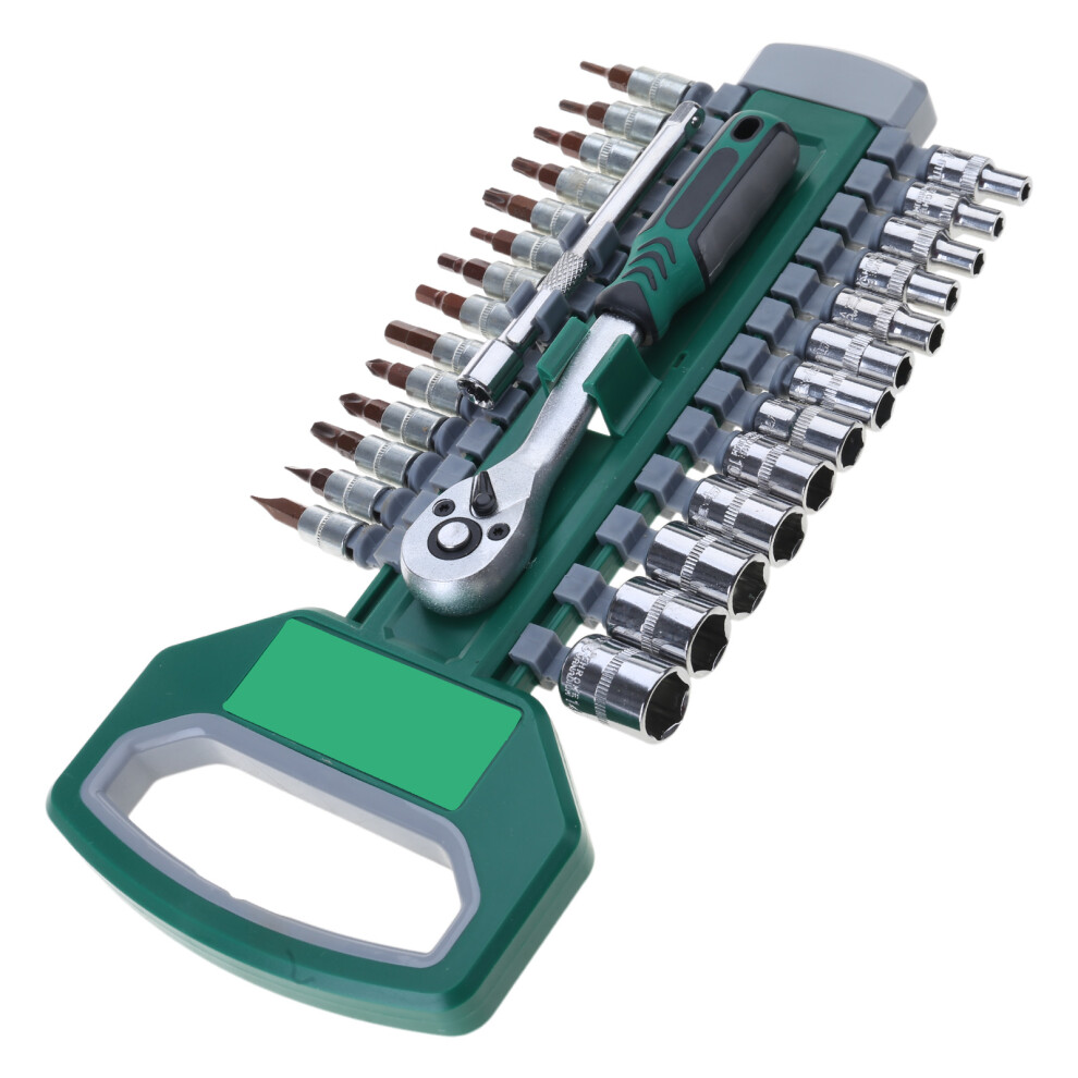 Lightweight Ratchet Wrench Set With Ergonomic-1 4Inch 29Pc Set 7751000128524