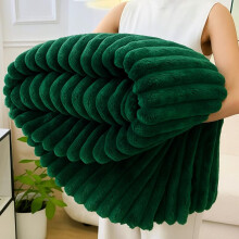 (Emerald Green, King) Chunky Cord Soft Blanket | Cold Blanket UK Blanka | Lightweight & Breathable | Cozy Beighted Bedroom Accessory | Silver Grey Emerald | Trend