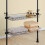 SoBuy Adjustable Floor Clothes Stand with Shelves, Black 8