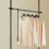 SoBuy Adjustable Floor Clothes Stand with Shelves, Black 9