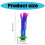 Simulation Artificial Water Plant with Base Life-blue purple 4