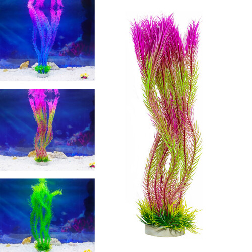 Simulation Artificial Water Plant with Base Life-blue purple 2