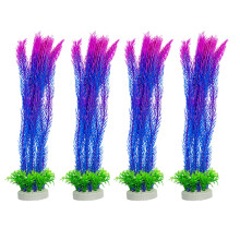Simulation Artificial Water Plant with Base Life-blue purple