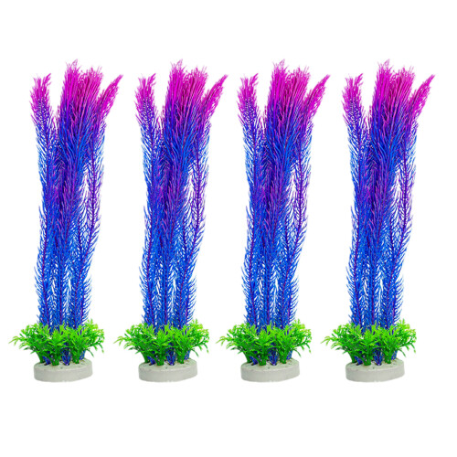 Simulation Artificial Water Plant with Base Life-blue purple