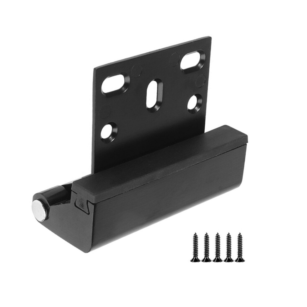 Metal Door Reinforcement Lock Hardware Aluminum Alloy-Black 7751000129217
