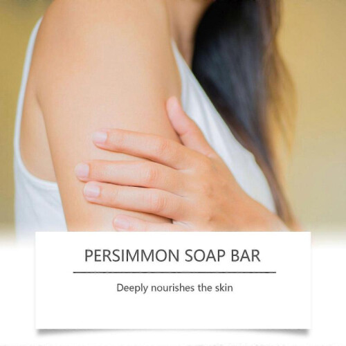 OceAura Persimmon Bath Soap Gentle Exfoliating Smooth Moisturizing Moisturizing Refreshing Body Cleansing Soap 2
