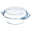 KADAX Runde Auflaufform mit Deckel 2,4L 5