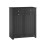SoBuy Ντουλάπι Μπάνιου Μαύρο 78x38x90cm MDF 2 Συρτάρια 1