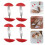2Paires -Chaussures Ajustables Plastique Pour Talons 4