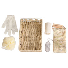 1Set Foot File Bathing Gloves Body Scrubber Set Assorted Color Cotton