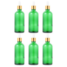 6St Groene Druppelflessen Lege Cosmetische Oliën Bewaarflessen